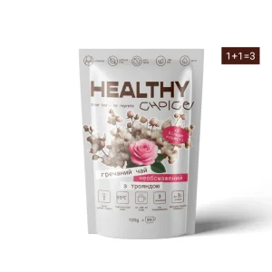 необсмажений гречаний чай з трояндою