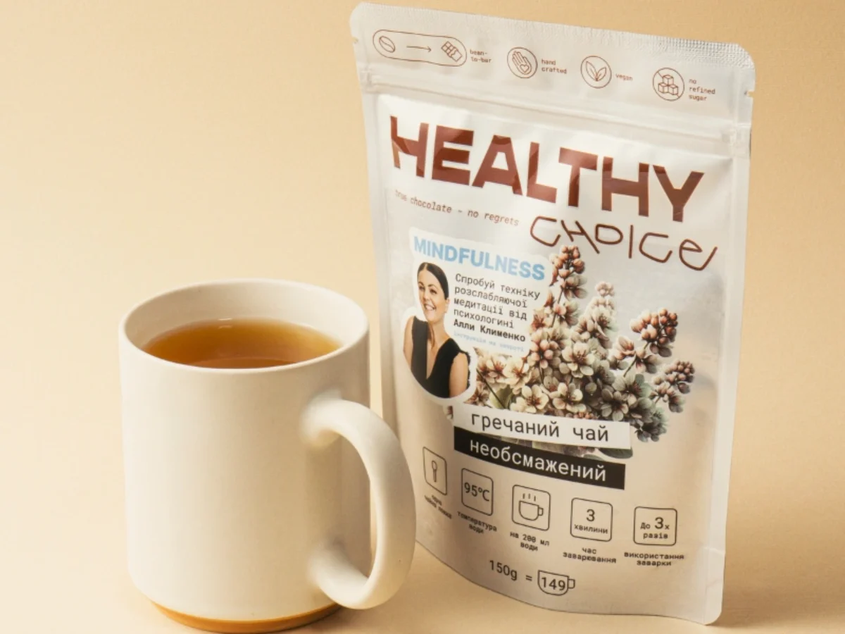 Well-being raw buckwheat tea + guided meditation by Alla Klymenko
