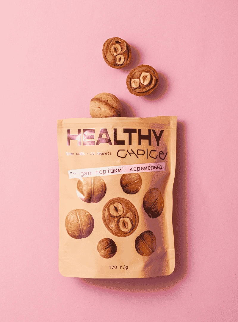 vegan карамельні горішки