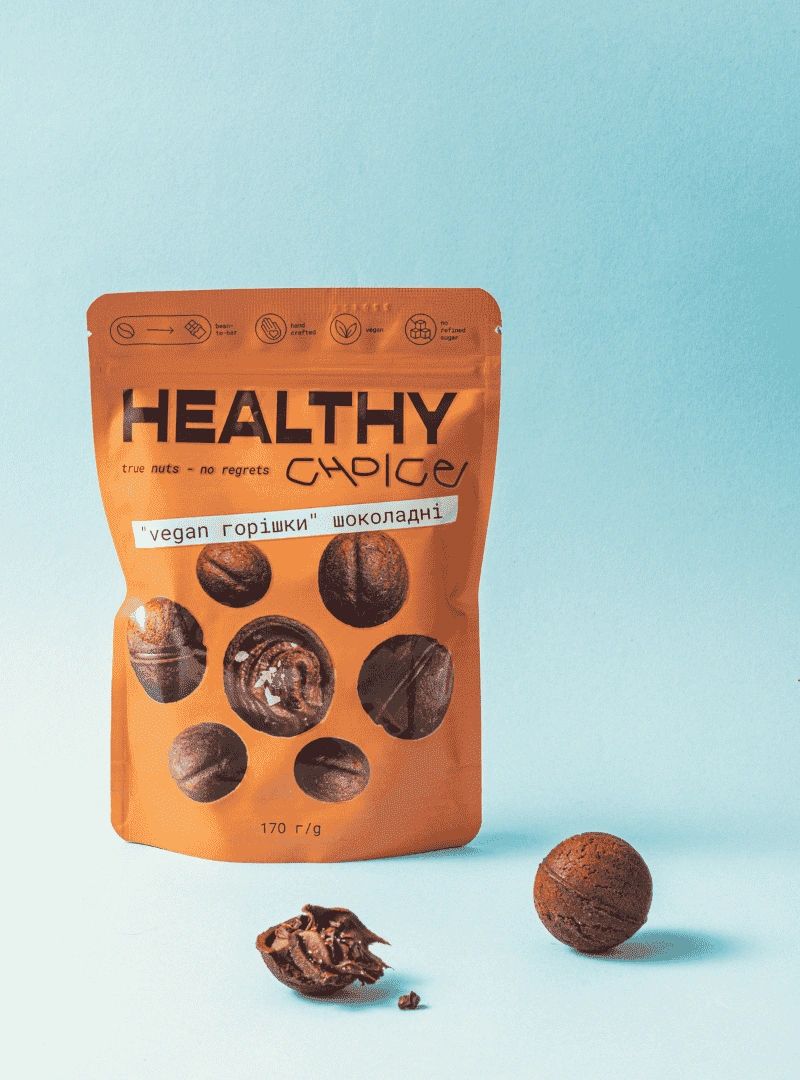 vegan шоколадні горішки