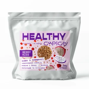 каша зі спельти льону полуниці пітахаї малини