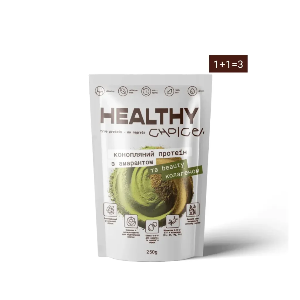 конопляний протеїн з амарантом