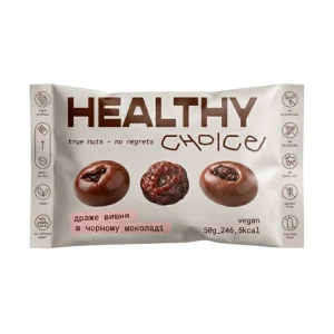 драже вишня в чорному шоколаді