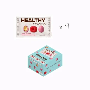 шоубокс драже фісташка в малиновому шоколаді