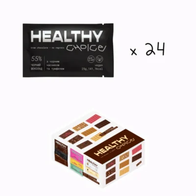 Show Box “Dark Chocolate 55% with Black Garlic and Truffle” 24 pcs
